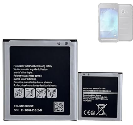 HIGHAKKU Batterie de Remplacement Compatible avec Samsung Galaxy xCover 3 G388F G389F