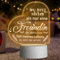 LED Lampe Nachtlicht Aus Acryl - Personalisiertes Geschenk für Freundin - Ideal für Geburtstag Und Weihnachten