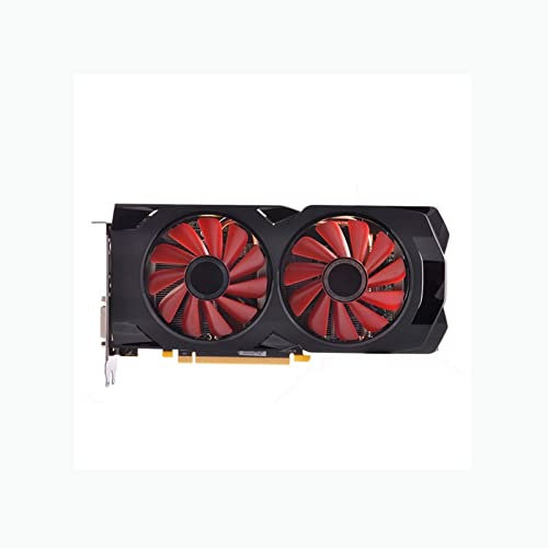 Scheda Grafica da Gioco Fit for XFX RX 570 4 GB Schermo Video GPU AMD. Radeon. RX570 4 GB. Schede Grafiche Pubg. Mappa del Gioco for Computer HDMI PCI-E X16 Non Minerario