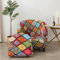 Surwin Elastisch Sesselbezug, 3D Geometrisch Sesselschoner mit Kissenbezug, Sesselüberwurf Universal Chair Schonbezug Sofabezug für Clubsessel Lounge, Cocktailsessel (Bunt,One Size)
