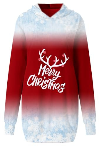 CXKOLD Maglioni di Natale Coppia Pigiama Donna Invernale Natalizio Pigiama Donna Pile Invernale Caldo Felpa Stitch Bambina 5 Anni One Piece Felpa Ragazza Tuta Pile Donna Invernale Giacca di Peluche