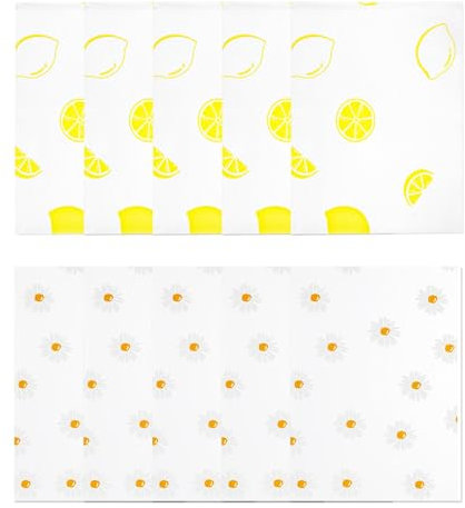 KLEHOPE Pack of 10 Washable Cupboard Liners, Fridge Mats, 30 x 40 cm, EVA Cupboard Protective Mat, Can be Cut to Size and Washable, for Fridges, Drawers, Tabletops