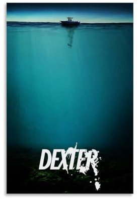 EGLOBICH Dexter 4 TV-Show-Poster, Wandkunst, dekoratives ästhetisches Leinwandposter, 30 x 45 cm, ungerahmt, Dexter 4