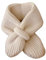 Generisch Baby & Kleinkind Strickschal Baumwollschal Niedlicher Winter Warm Schal Halswärmer ist geeignet für Jungen Mädchen im Alter von 1-5 Jahren (Beige)
