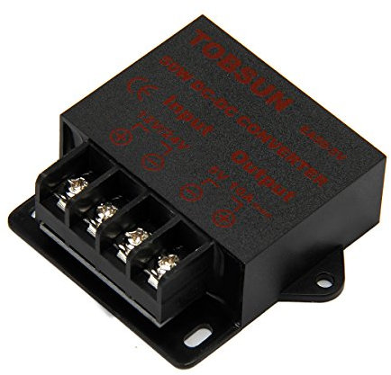Convertidor 12V a 5V SUPERNIGHT Power Supply Transformer DC DC Step Down Voltage Reducer 12V~24V to DC 5V 10A 50W DC Buck Converter Adjustable for LED displays, Automotive, Electricity ect.
