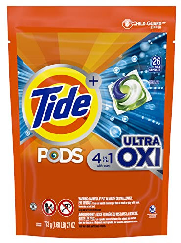 Tide Pods Ultra Oxi Flüssigwaschmittel, 26 Stück