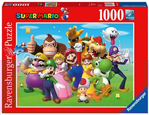 Ravensburger Puzzle 14970 - Super Mario - 1000 Teile Puzzle für Erwachsene und Kinder ab 14 Jahren, Puzzle-Motiv mit Mario, Yoshi, Donkey Kong