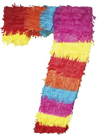 Pinata Zahlen 0-9 Kinder Geburtstag Schlag-Pinata 50 x 35 x 8cm Dekoration Geburtstagsdeko (7)