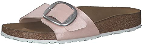 Birkenstock Damen Sandale Madrid Big Buckle Birko-Flor schmal, 1018773, 39 EU, Graceful Light Rose 1018773