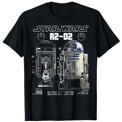 Star Wars R2-D2 Astromech Droid Schematic T-Shirt