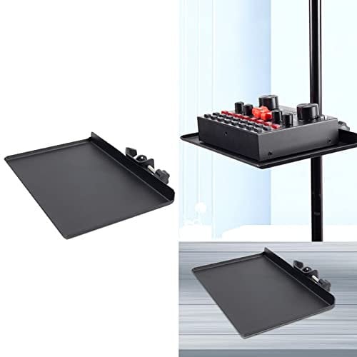 Fiacvrs Soundkarten-Tablett, Mikrofonständer, Livestativ – multifunktionales Broadcast-Rack-Regal/Mikrofon-Handy-Clip, Ersatzhalter, Bühnenrequisiten, Zubehör (Größe: 20 x 14 cm)