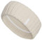adidas Women's Linear Knit Headband, Alumina Beige/White, One Size
