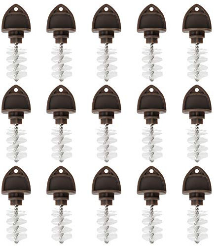 Cepillo de tapón de grifo de cerveza, 15 piezas Kit de limpieza de grifo de cerveza Tapones de cepillo de grifo de cerveza Tapón de limpieza de grifo de cerveza para grifos de cerveza casera