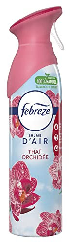 Febreze Thai Orchidee Lufterfrischer-Spray, 300 ml, frischer Duft, 2 x langlebiger, entfernt Gerüche und hinterlässt einen angenehmen, frischen und leichten Duft