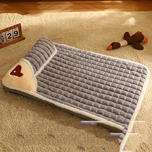 Hundekissen Grosse Hunde waschebar,Rutschfester Hundekorb Hundesofa,Hundebett für große Hunde,orthopädischer Hundematratze mit waschbarem, abnehmbarem Bezug,Hundedecke