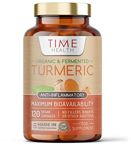 New: Organic Fermented Turmeric – 120 Capsules – Highly Bioavailable – Nutrient Rich – Vegan – UK Made Supplement – GMP Standards – Zero Additives (120 Count (Pack of 1))