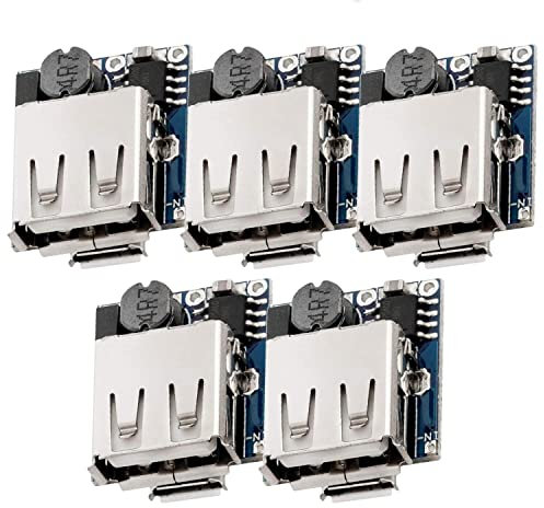 Wosieue 5 X Powerbank Modul Laderegler TP5400 Mikro-USB und USB Anschluss