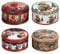 DOITOOL 4 Pcs Christmas candy box decor biscuits empty tin with deer ornament cookie tin christmas metal tins with lid Xmas Holder Small Case Iron Candy Case boxed cans