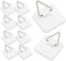 KALUROIL 30 PCS Ganci Per Quadri Adesiv - Ganci per Piatti da Parete Multifunzione - Verticali Invisibili per Cucina, Ufficio, Bagno e Decorazioni - Resistente e Facile da Usare (grande piazza)
