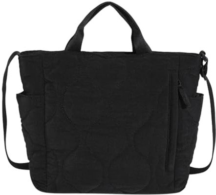 GSenhui Puffer Stepptasche Damen Gesteppte Tote Tragetasche Gepolsterte Hobo Leicht Umhängetasche Einfarbig Crossbody Schultertasche für Büro Reisen