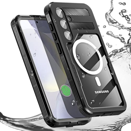 AICase Waterproof Case for Samsung Galaxy S24(6.1) with Mag Safe Snowproof,Dustproof and Shockproof,IP68 Certified Full Body Protection Fully Sealed Underwater Cover for Samsung Galaxy S24 6.1