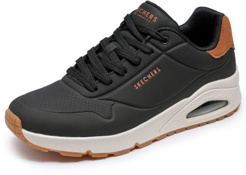 Skechers Herren UNO - Tailored AirSneaker | Freizeitschuh, luftgekühlter Memory-Schaum, Skech-Air, Schnürschuh