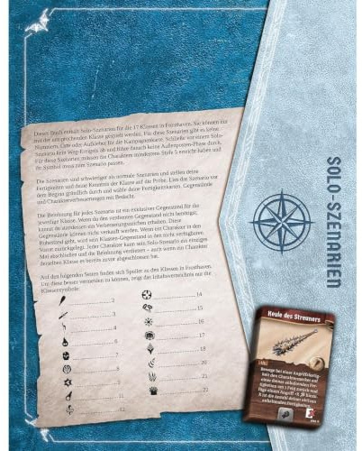 Frosthaven: Soloszenarien Brettspiel, 1 Spieler, ab 14 Jahren, Feuerland, Erweiterung