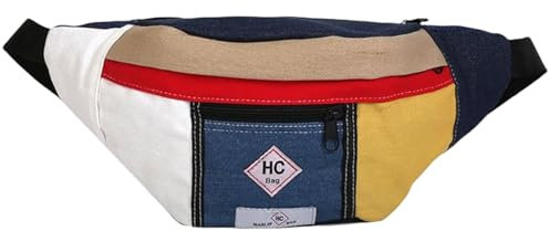 Gyios Damen-Umhängetaschen Brustbeutel Nähte Und Kontrastierende Farb -taillenbeutel, Vielseitiger Kleiner Tasche-Multicolor