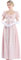 CR ROLECOS Robe victorienne régence pour femme, robe de bal Bridgerton bouffante avec gants, Fleur rose., XXL