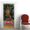 Türaufkleber Selbstklebend 3D Türtapete TürPoster Fototapete PVC Türfolie Abnehmbar und Aufkleben Wasserdichte Wandtapete für Wohnzimmer Schlafzimmer Küche 70x200 cm Giant Buddha&Zen Buddhismus