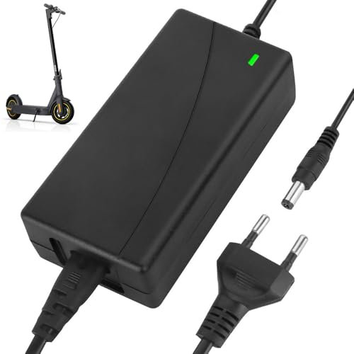 YANGUN Chargeur Trotinette Electrique, 42V 2A Chargeur Hoverboard, 36V Chargeur Universel Batterie de Trottinette, Chargeur de Scooter Electrique, DC 5.5mmx2.1mm Connecteur