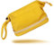 Trousse de toilette de voyage Trousse de maquillage de voyage avec grande capacité en cuir PU Portable Imperméable Trousse de toilette Organisateur pour articles de toilette…, b-jaune