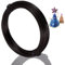 9 Gauge 3mm Black Aluminum Craft Wire - 15m Bendable, Flexible for Jewellery, Floristry & Modelling