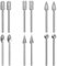 12 Pezzi Frese Diamantate,Frese per Metallo Set Frese Rotanti in Carburo di Tungsteno con Gambo 3 mm,Accessori Punte per Incisione Trapano Smerigliatrice Set per Fresa Foratura,Lucidatura,Incisione