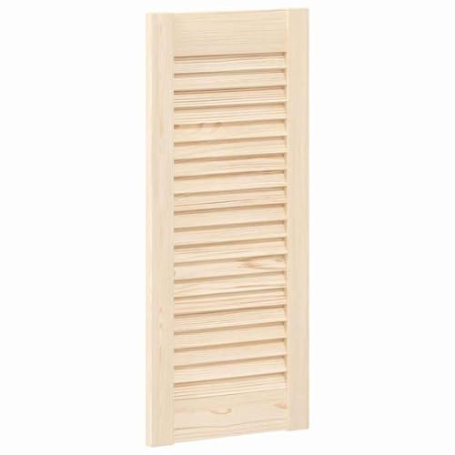 vidaXL Puerta de Armario de Lamas 69x29,5 cm Madera de Pino, Puerta de Mueble, Puerta de Armario, Panel de Lamas de Madera