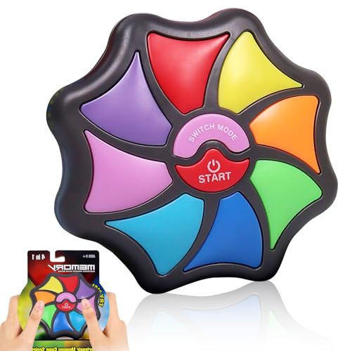 Seasboes Gioco di Memoria Portatile per Bambini con Luci e Rumori - Elettronico dai 3 Anni in su