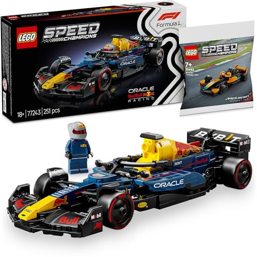 Lego Red Bull Formula 1 Set (Lego 77243) – Lego Formula 1 Auto con piccola macchina da corsa Polybag, Lego Speed Champions Red Bull F1, F1 Lego Set con auto da corsa a partire dai 10 anni (Lego Speed
