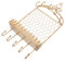 Warmhm 1Stk An der Wand befestigtes Schmuckregal Gold Schlüsselanhänger für die Wand Kleiderablage Chip Platz Tür armbandständer armband halter Schmuckständer Schmuckhalter Schmiedeeisen