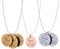 Personalisierte Halskette mit Gravur | Plättchen mit Namen & Geburtsdaten der Kinder | Geschenk Mama | Gold, Silber, Roségold | Edelstahl Wasserfest | Made in Germany