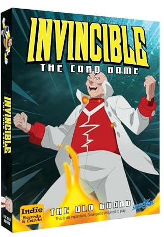 Invincible: The Card Game – The Old Guard Expansion | Skybound Tabletop Deck-Building Game Add-On | Ages 14+ | 2–4 Players