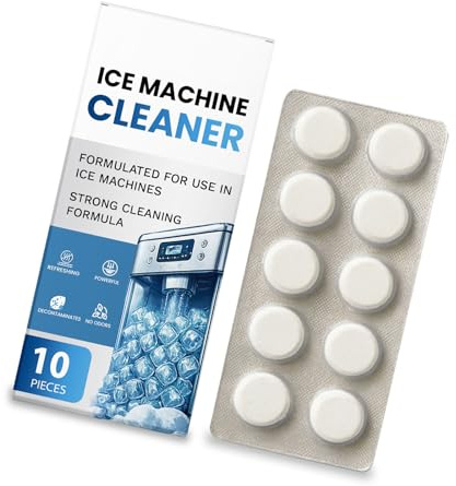 Laikoutd Eismaschinen Reinigungstabletten Icemaker Reiniger 10 Stück Fortschrittliche Entkalkungstechnologie Zur Geruchsentfernung Sauberer Produktionsmaschinenreiniger