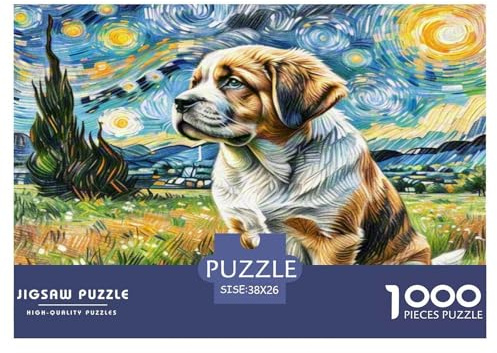 Heiliger Bernard Puzzles 1000 Teile Schwer Puzzle Spielzeug Lernspiel Impossible Herausforderungsspielzeug Für Erwachsene Kinder 38x26cm/1000pcs