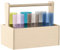 LSA International Nomad Birch Ply Highball/Beer Set, Clear/Multi-Colour, 510 ml, 6-Piece