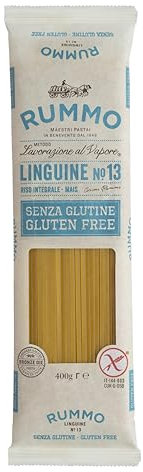 Rummo Gluten Free Linguine No.13 - Premium Italian Long-Strand Pasta, Perfect for Luxurious Dishes, 400 g (Pack of 1)