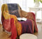 Sofa Bezüge folk-custom Chenille Jacquard Quasten Überwurf Decke Sofa Stuhl Cover Tribal Muster für Camping (149,9 x 190,5 cm)