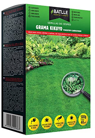 Semillas Batlle 050302G500 - Gazon Kikuyo Penisetum Clandestinum - Multicolore