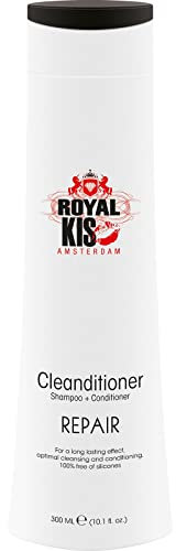 Royal KIS Repair Cleanditioner - 2 in 1: Shampoo & Conditioner - 300 ml - beschädigtes und chemisch behandeltes Haar - mit Keratin - ohne Silikone