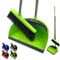 TDBS The Dustpan and Brush Store Recogedor y Cepillo de Mango Largo Recogedor de Vestíbulo con Escoba de Mango Largo (Verde)