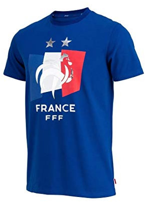 Equipe de France de Football T-Shirt FFF - Collection Officielle Taille Enfant garçon 10 Ans
