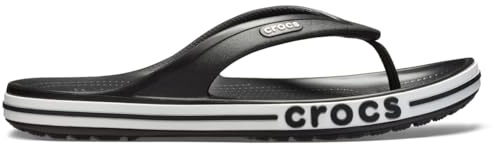 Crocs Unisex-Erwachsene Sandale, Schwarz/Weiß, 11 UK M (M12)